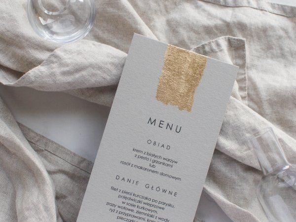 menu gold bar