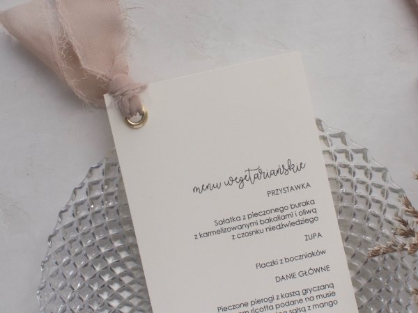 menu tassel