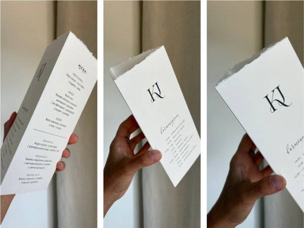 menu trójkątne